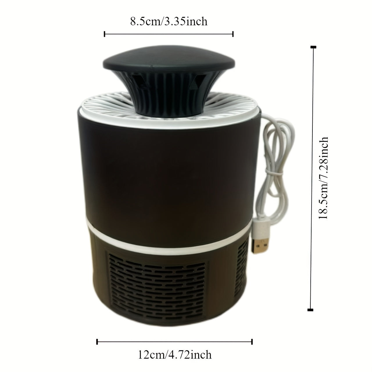 "Whisper-Quiet" Usb-Powered Silent Mosquito Repellent Lamp