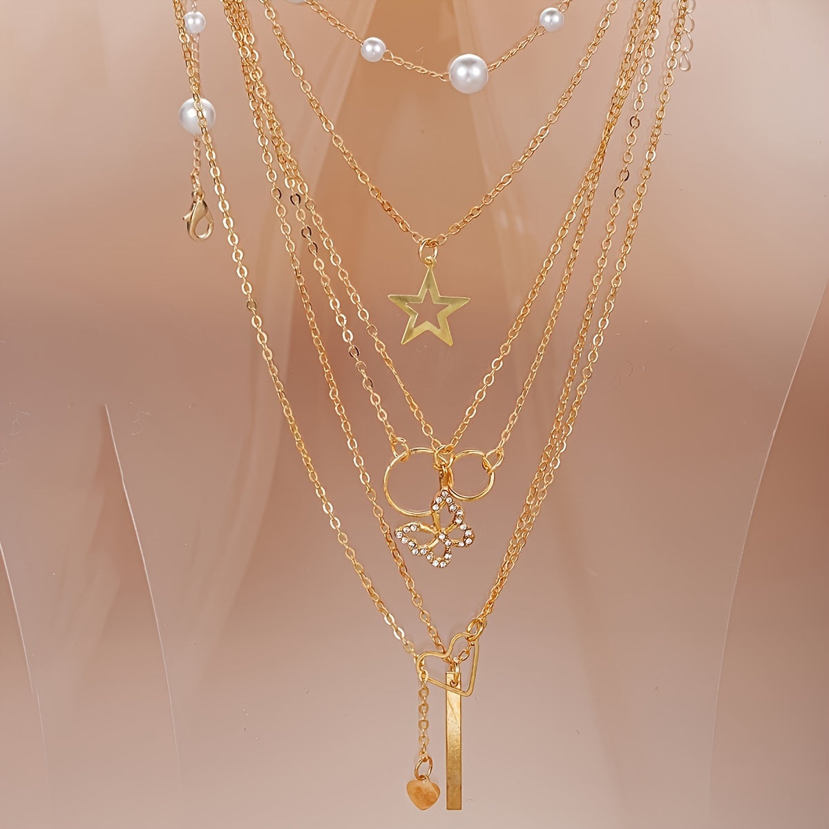 56-piece set - Stylish Necklaces, Earrings and Rings for Daily Glamor