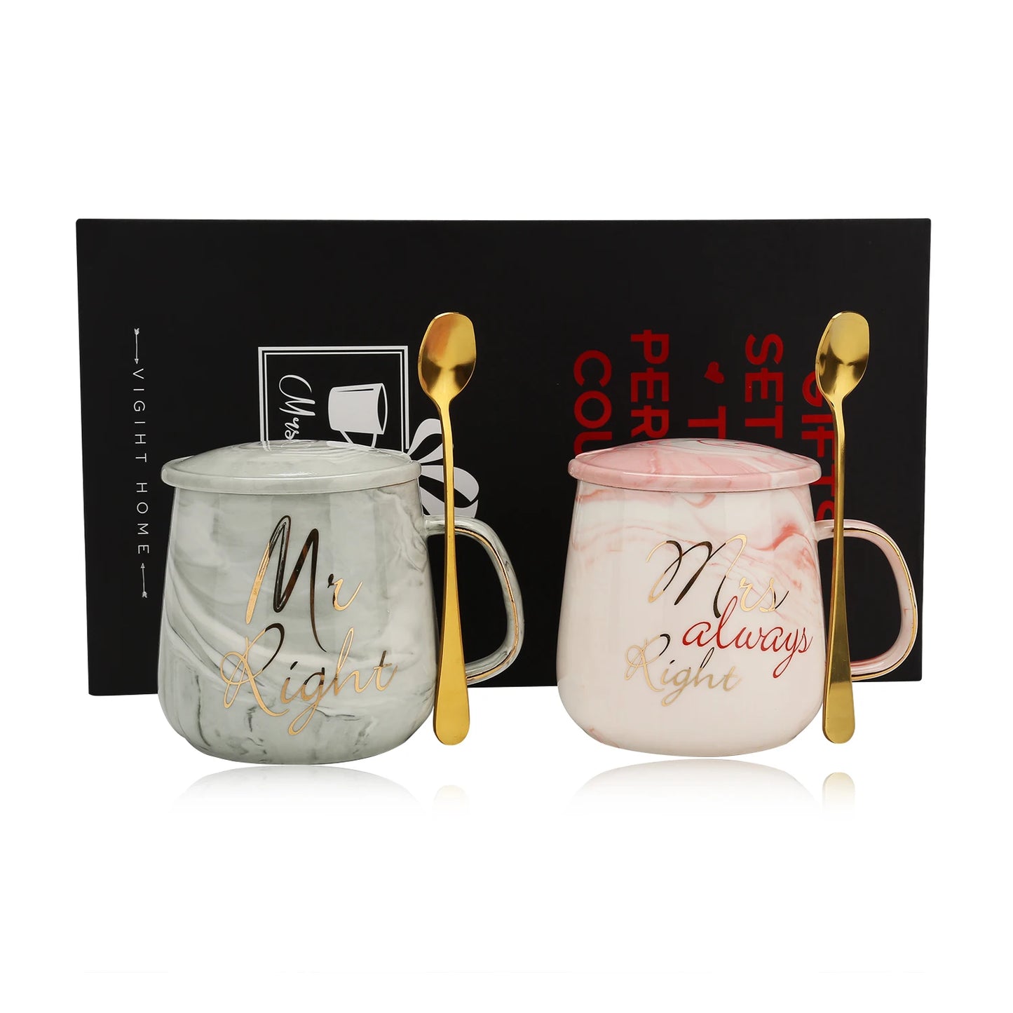 CONJUNTO CANECAS EM CERAMICA CASAL