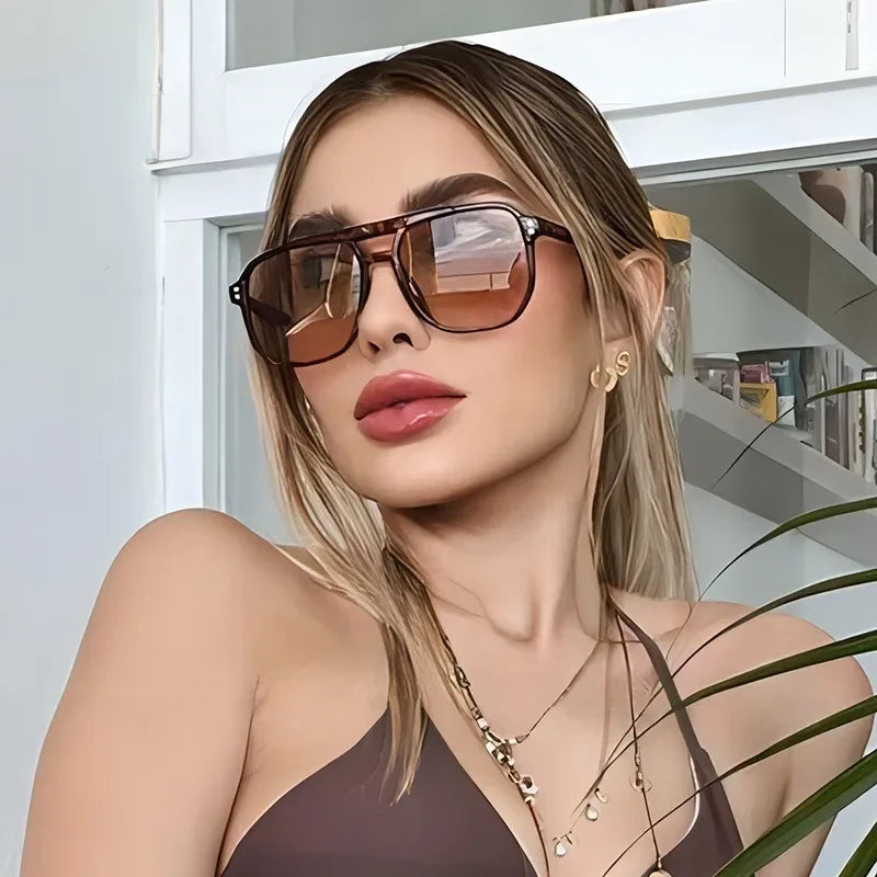 Vintage Retro Sunglasses for Women – Thick Frame, UV Protection & Free UK Shipping