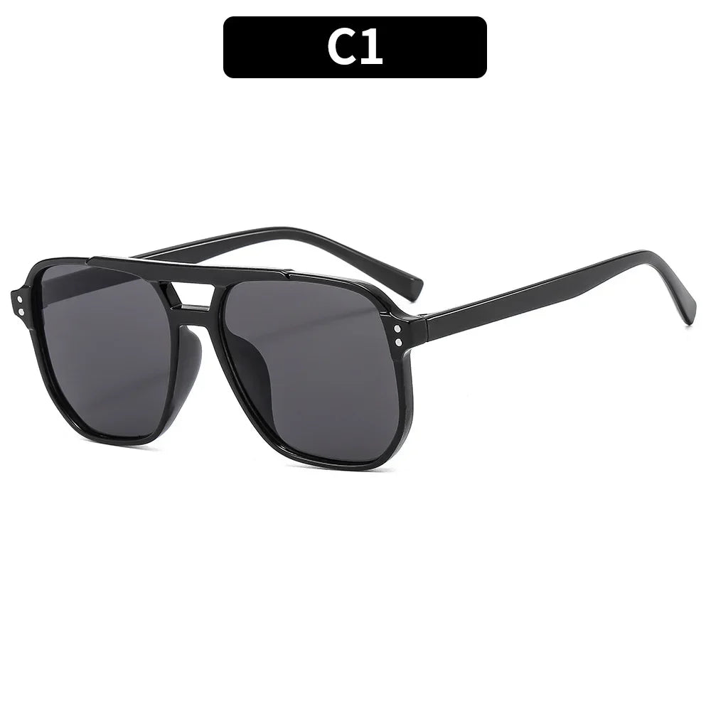 Vintage Retro Sunglasses for Women – Thick Frame, UV Protection & Free UK Shipping
