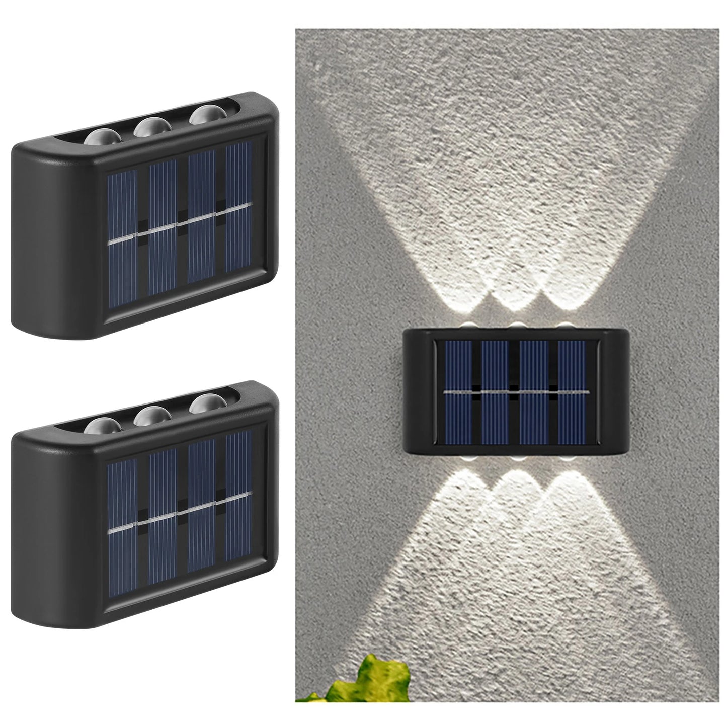 SolarWall™ – Solar LED Wall Light | Automatic, Waterproof, and Economical
