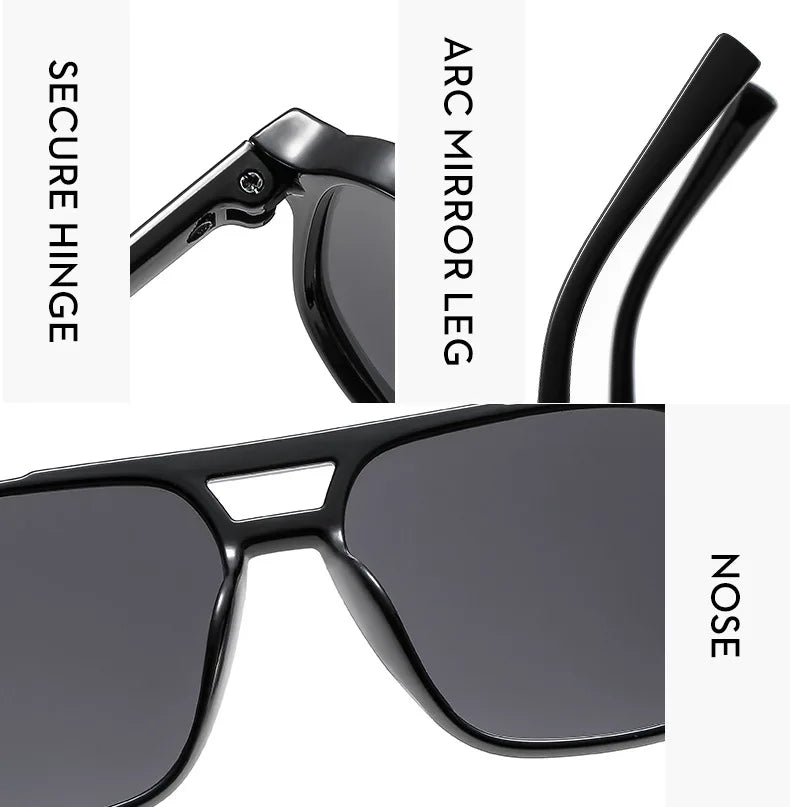 Vintage Retro Sunglasses for Women – Thick Frame, UV Protection & Free UK Shipping
