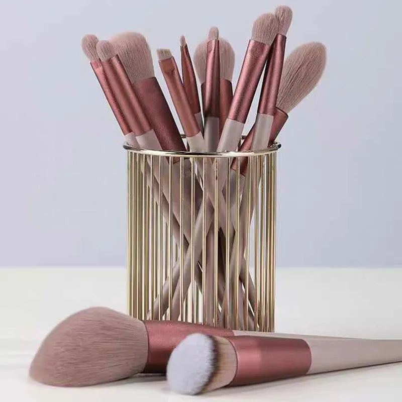 Makeup Brush Set - 13 Professional Brushes Premium