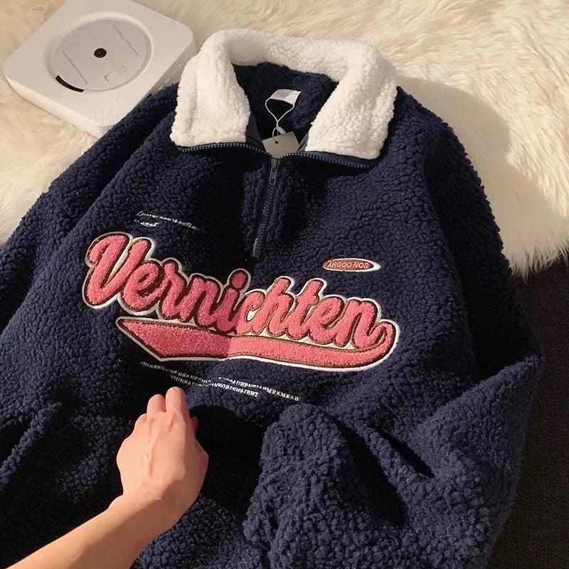 MOLETOM FEMININO LÃ DE CORDEIRO STREETWEAR