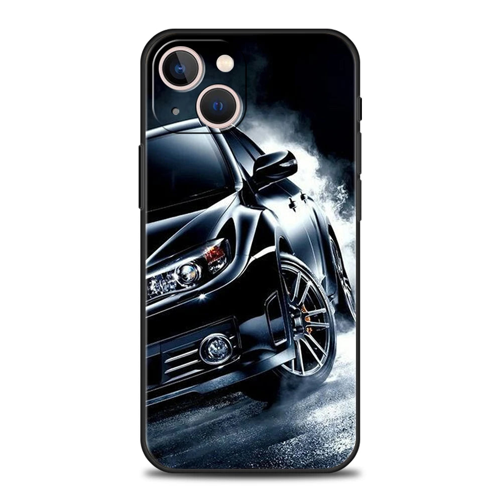 Cartoon iPhone case with protector