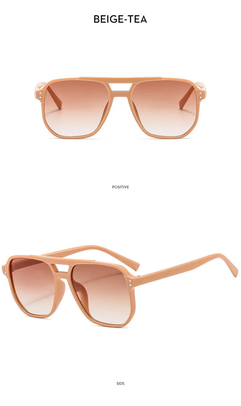 Vintage Retro Sunglasses for Women – Thick Frame, UV Protection & Free UK Shipping