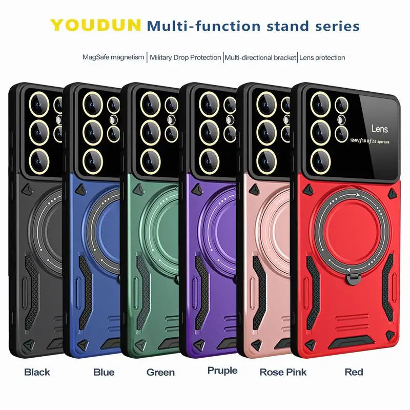 Rugged Samsung Case with Stand Ring
