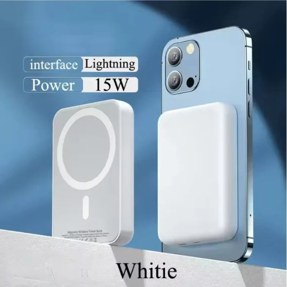 MagSafe PowerBank 5000mAh – Wireless Charging with Built-In Stand