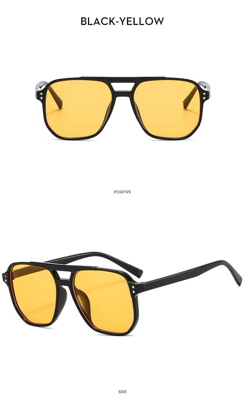 Vintage Retro Sunglasses for Women – Thick Frame, UV Protection & Free UK Shipping