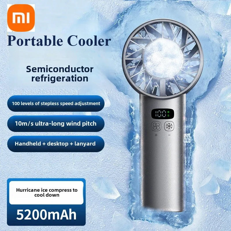 Ventoinha de Pescoço Portátil Xiaomi 8000mAh – Leve o Fresquinho Consigo Onde For!
