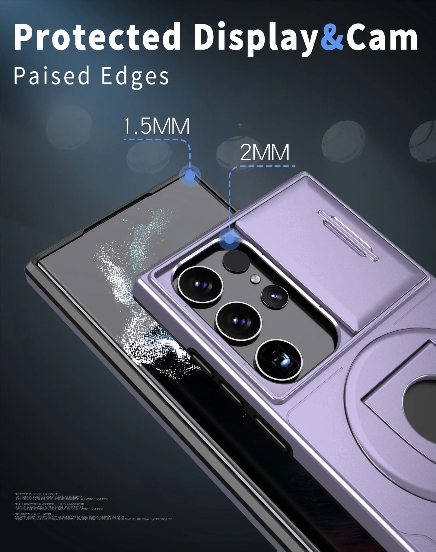 Samsung Magnetic Case with support ring