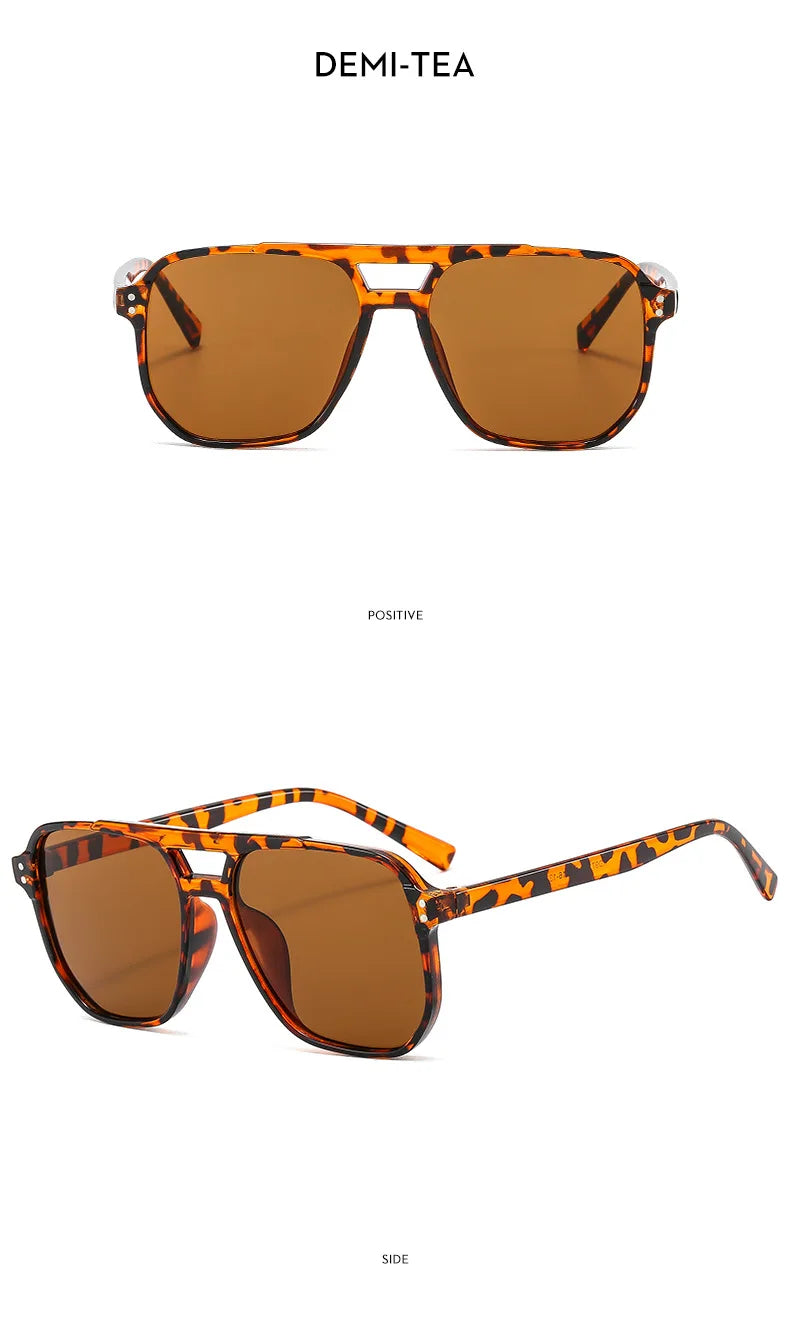 Vintage Retro Sunglasses for Women – Thick Frame, UV Protection & Free UK Shipping