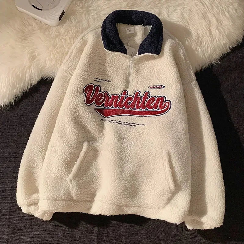 MOLETOM FEMININO LÃ DE CORDEIRO STREETWEAR