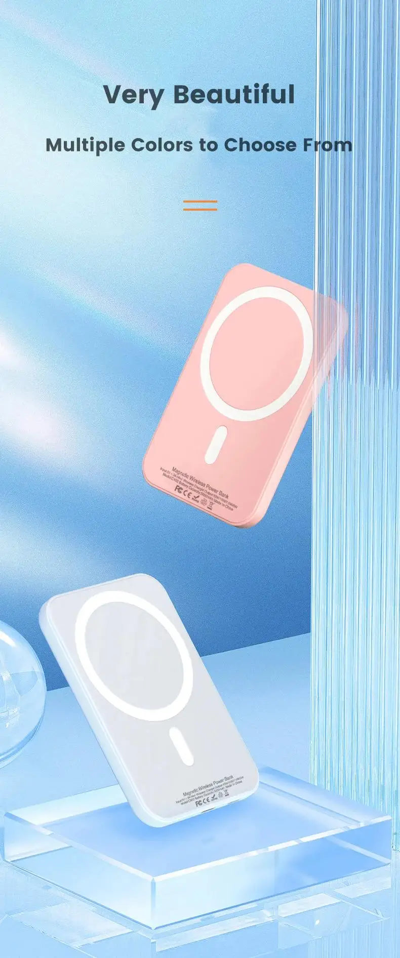 MagSafe PowerBank 5000mAh – Wireless Charging with Built-In Stand