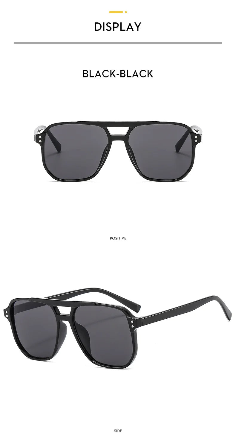 Vintage Retro Sunglasses for Women – Thick Frame, UV Protection & Free UK Shipping