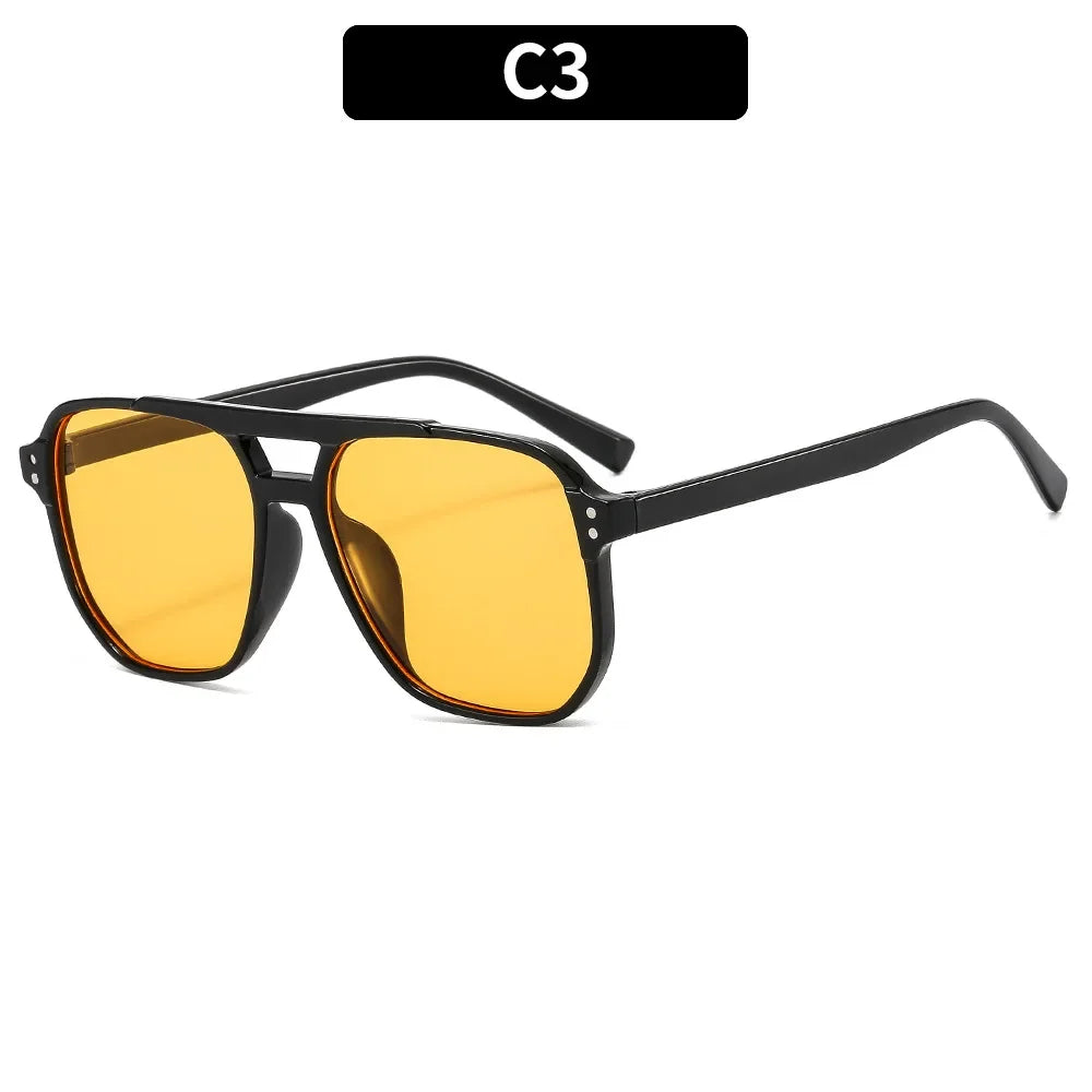 Vintage Retro Sunglasses for Women – Thick Frame, UV Protection & Free UK Shipping