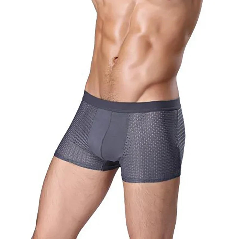 Men's Bamboo Fiber Boxer 4 pcs