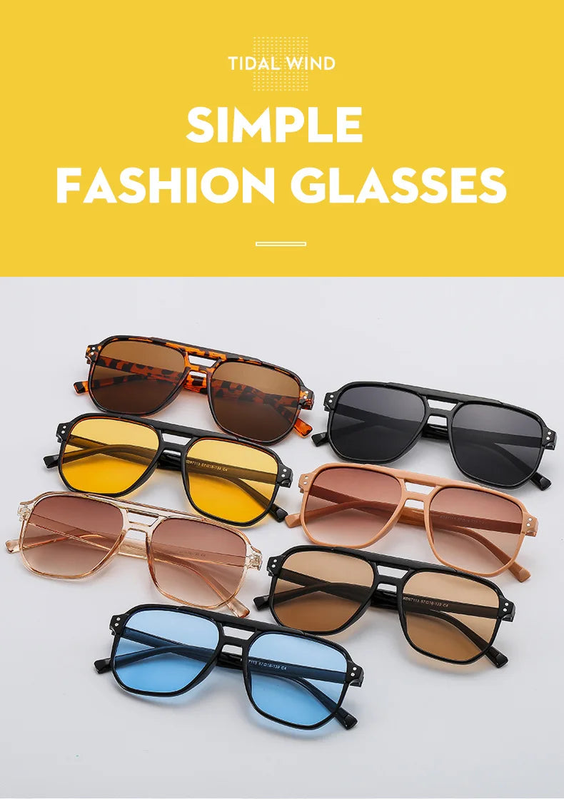 Vintage Retro Sunglasses for Women – Thick Frame, UV Protection & Free UK Shipping