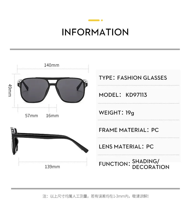 Vintage Retro Sunglasses for Women – Thick Frame, UV Protection & Free UK Shipping