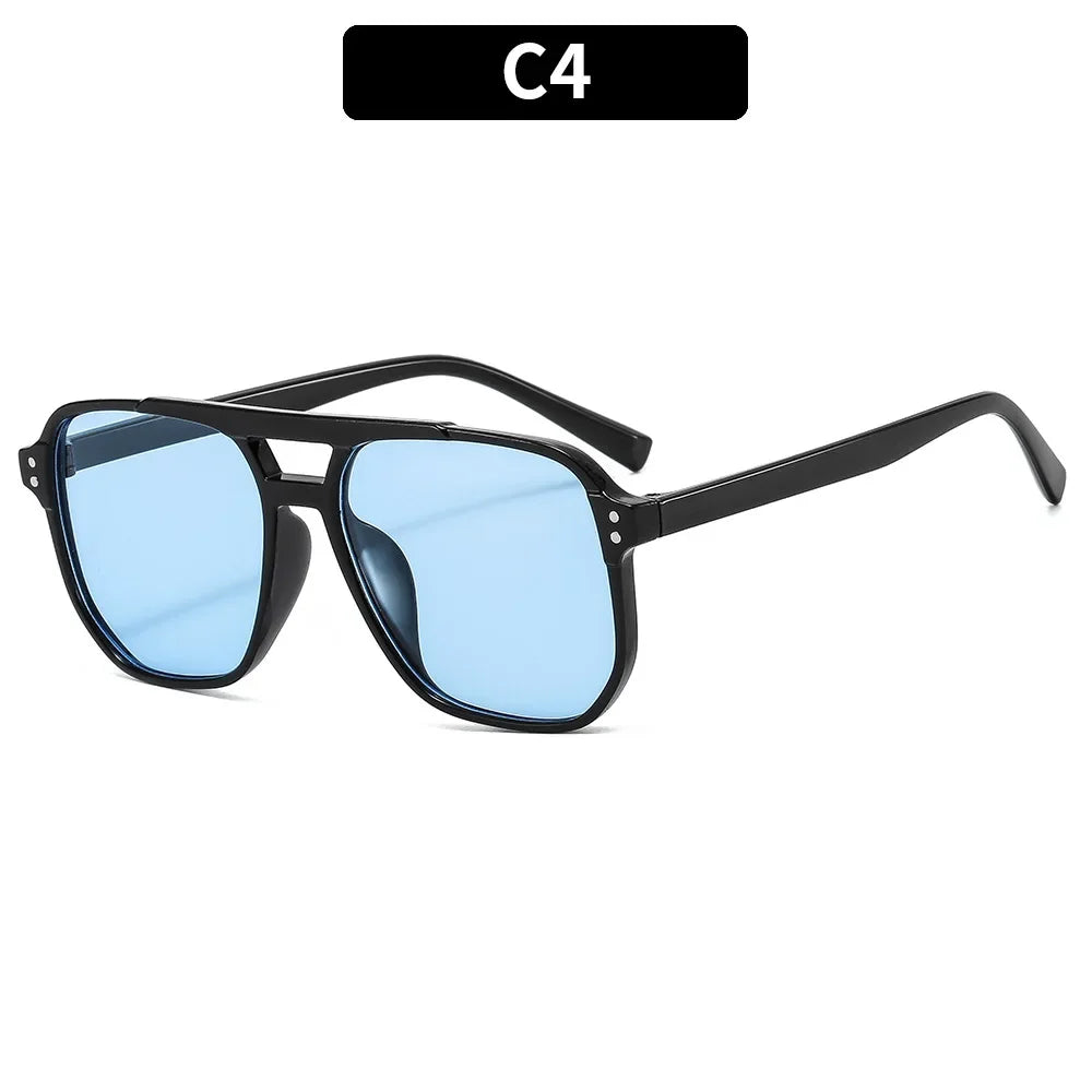 Vintage Retro Sunglasses for Women – Thick Frame, UV Protection & Free UK Shipping