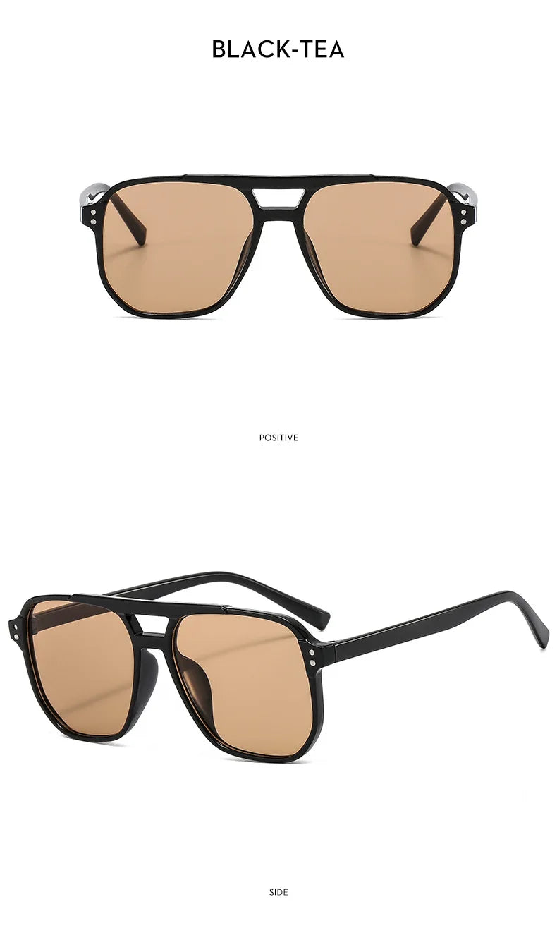 Vintage Retro Sunglasses for Women – Thick Frame, UV Protection & Free UK Shipping