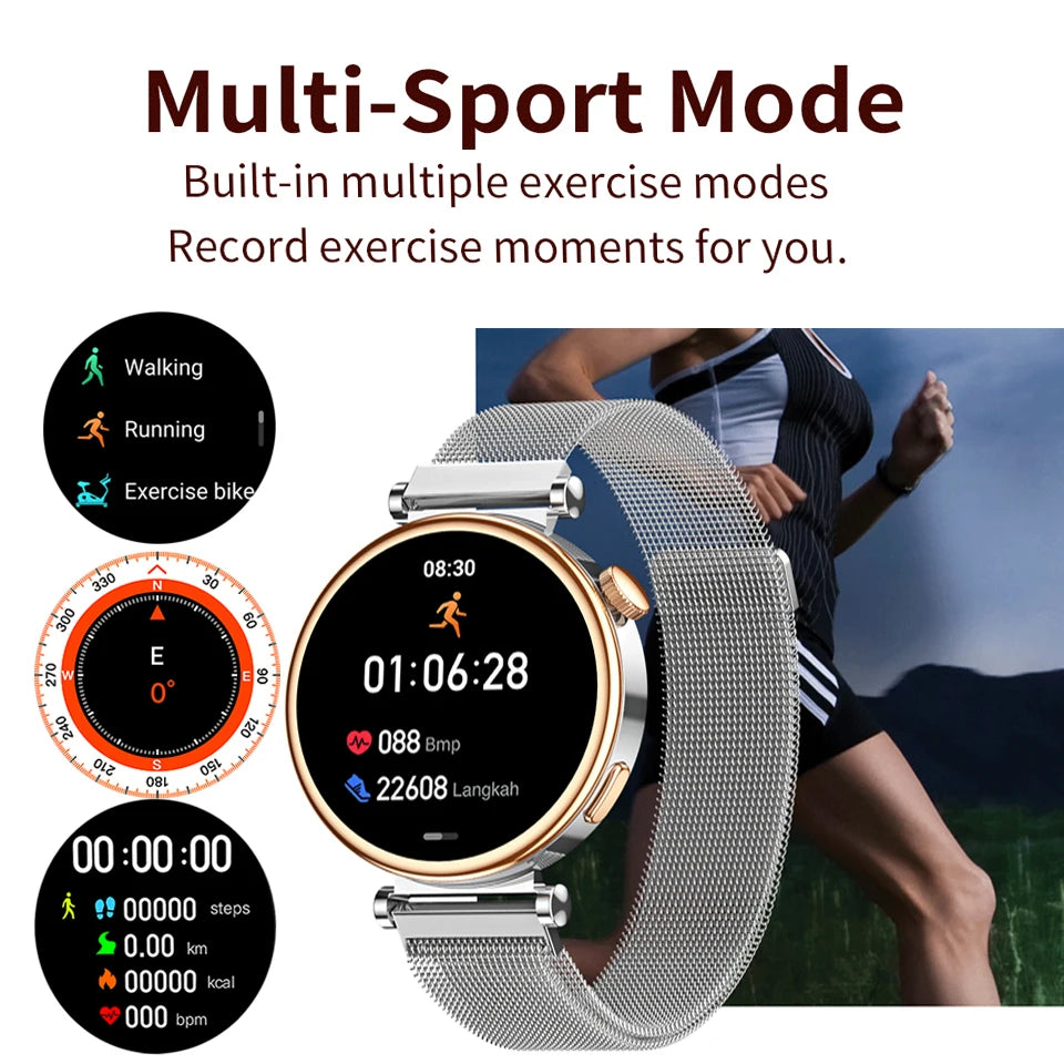 SMARTWATCH FEMININO GT4 MINI 2024