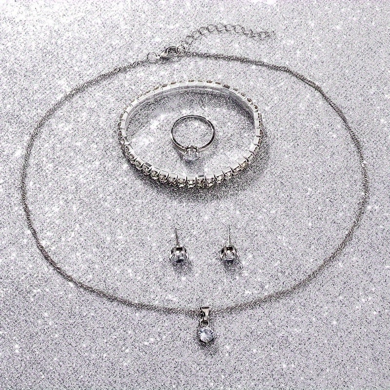 WOMEN'S WATCH + ACCESSORIES SET - 6 PIECES