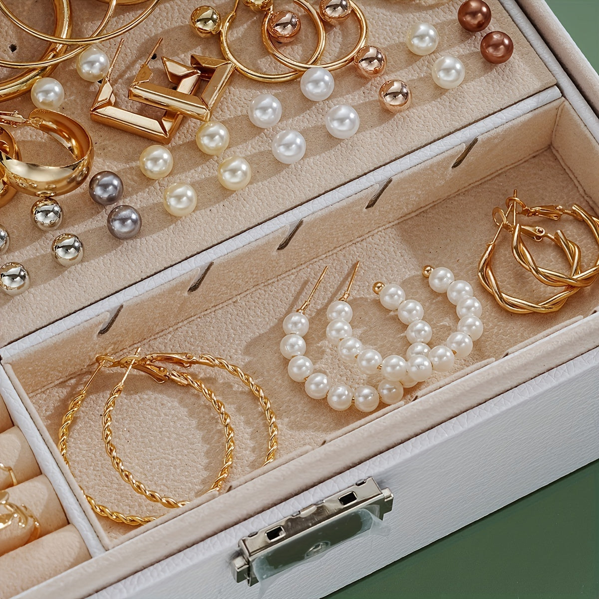 56-piece set - Stylish Necklaces, Earrings and Rings for Daily Glamor