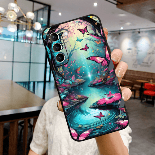 Butterfly TPU Soft Matte Case For Samsung