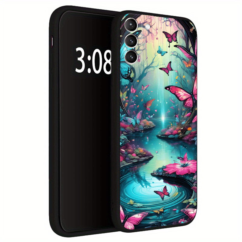 Butterfly TPU Soft Matte Case For Samsung