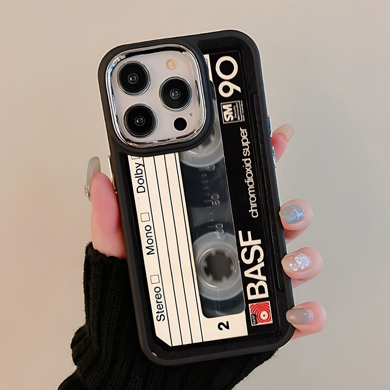 Black Tape Vintage iPhone Case