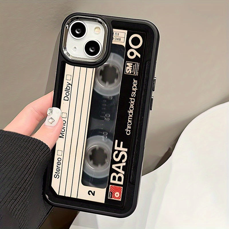 Black Tape Vintage iPhone Case