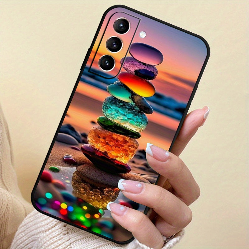 Samsung case with colored stones