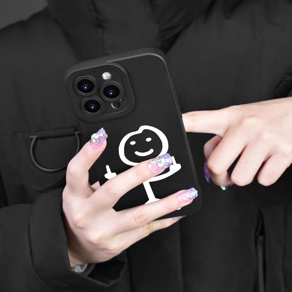 Satirical Cartoon iPhone Case