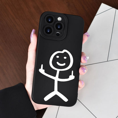 Satirical Cartoon iPhone Case