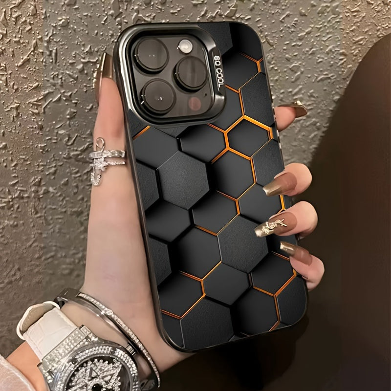 Three-dimensional Honeycomb iPhone Case