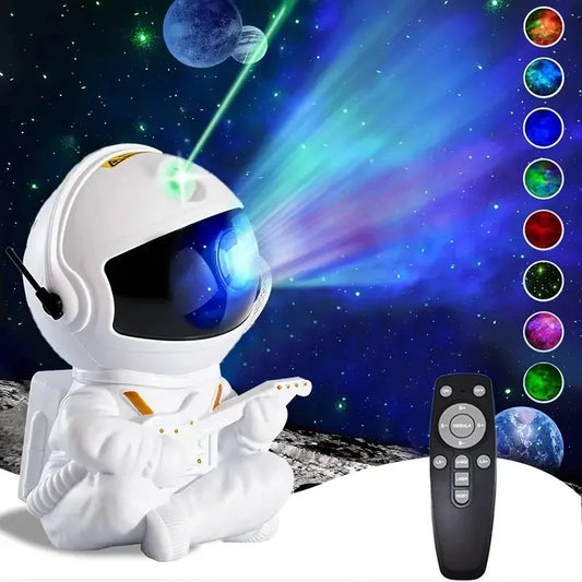 PROJETOR ASTRONAUTA INFANTIL LED