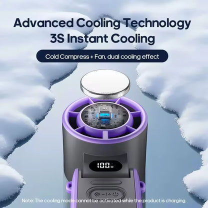 CoolBreeze Foldable™ — Portable Turbo Fan with LED Display