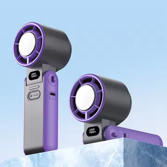 CoolBreeze Foldable™ — Portable Turbo Fan with LED Display