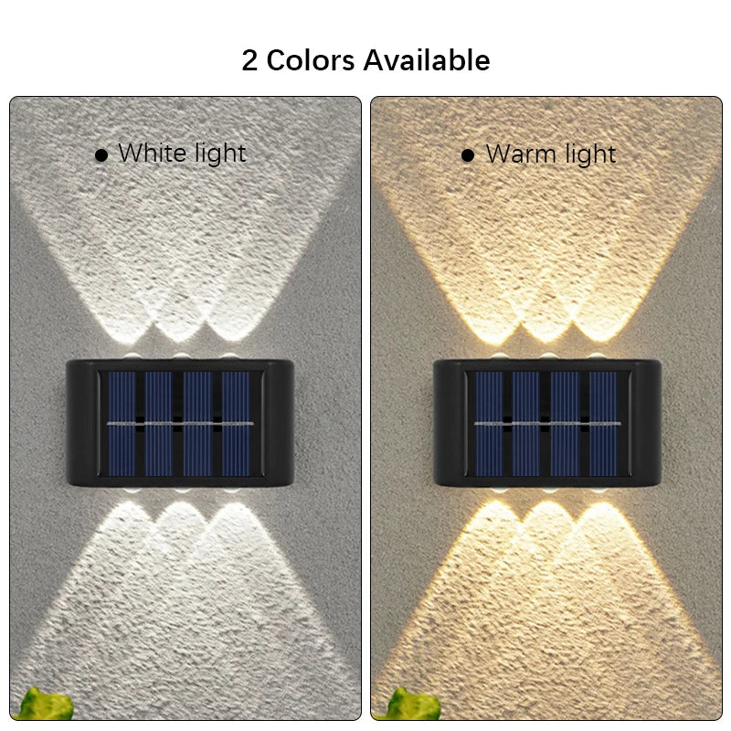 SolarWall™ – Solar LED Wall Light | Automatic, Waterproof, and Economical