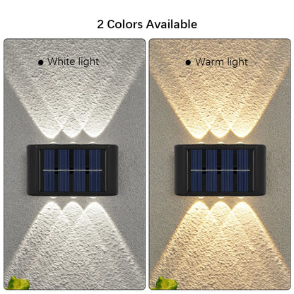 SolarWall™ – Solar LED Wall Light | Automatic, Waterproof, and Economical
