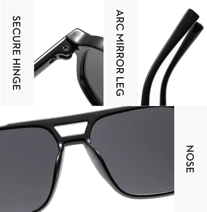 Vintage Retro Sunglasses for Women – Thick Frame, UV Protection & Free UK Shipping