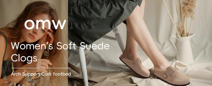 AmazingComfort™ – Suede Clogs with Premium Style & Comfort