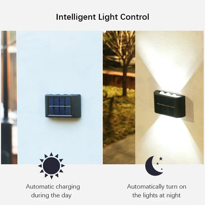 SolarWall™ – Solar LED Wall Light | Automatic, Waterproof, and Economical