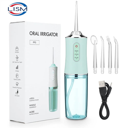 JATO IRRIGADOR ORAL PORTÁTIL LIMPEZA DENTAL