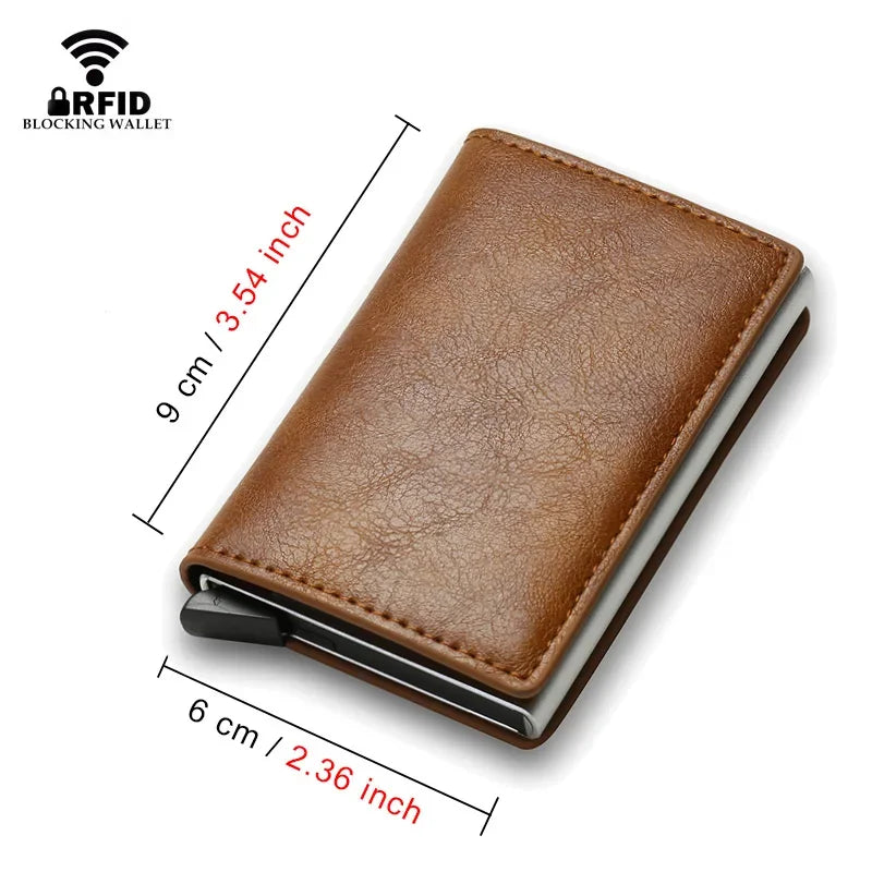 Luxury Secure Card Holder Wallet Unisex