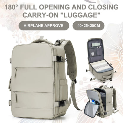 Backpack Ryanair 40x20x25,Vacuum Packaged Travel Backpack Short-Trip Rucksack