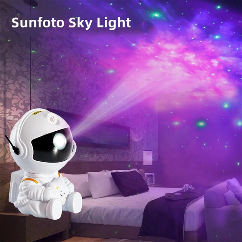 PROJETOR ASTRONAUTA INFANTIL LED