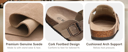 AmazingComfort™ – Suede Clogs with Premium Style & Comfort